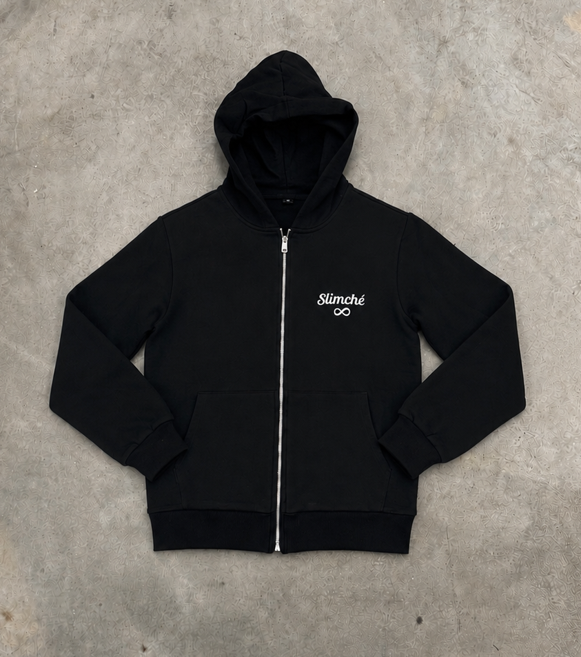 SC Original Zip Up Hoodie – Black