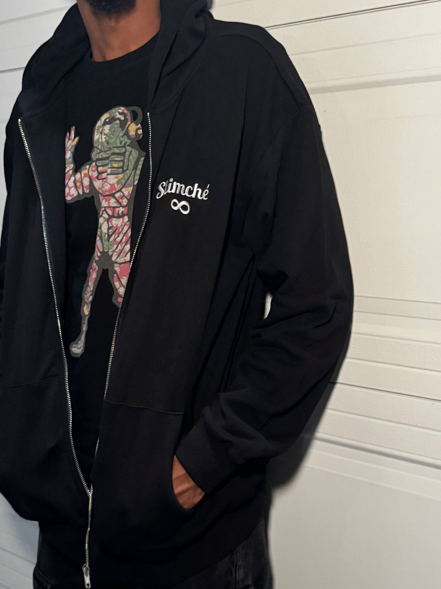 SC Original Zip Up Hoodie – Black