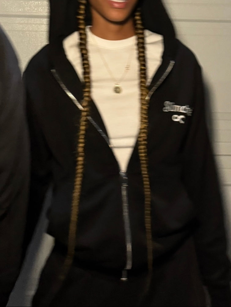 SC Original Zip Up Hoodie – Black