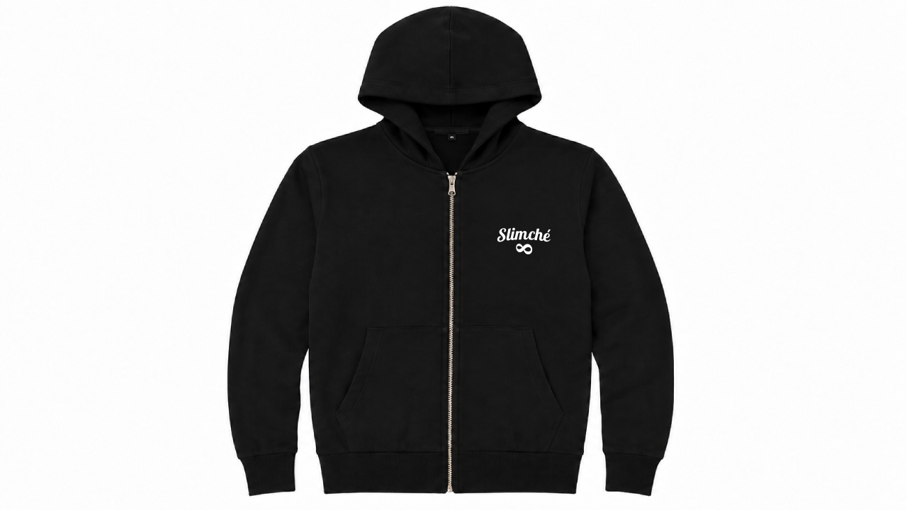 SC Original Zip Up Hoodie – Black